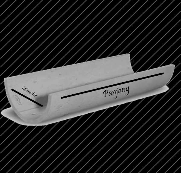 Buis Gravel Setengah Lingkaran