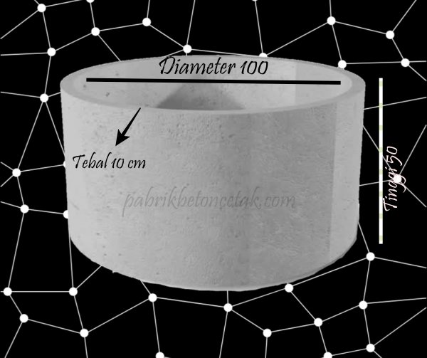 Buis Beton Ukuran 100 x 50 Tebal 10cm