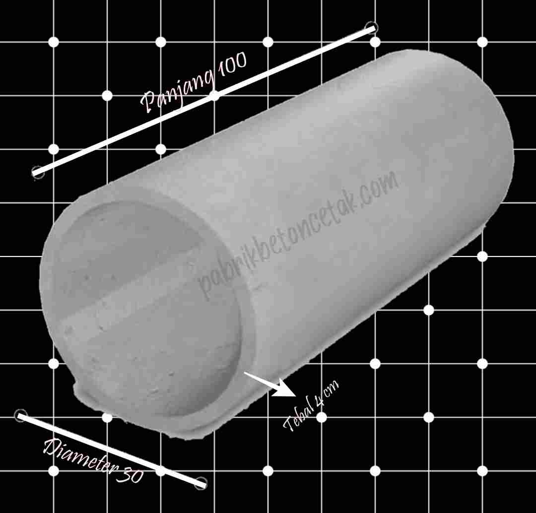 Buis Beton Ukuran 30 x 100 Tebal 4 cm