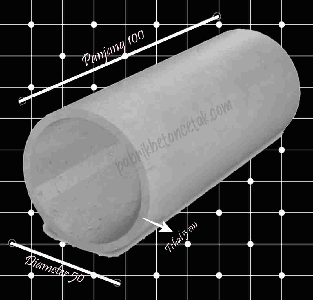 Buis Beton Ukuran 50 x 100 Tebal 5 cm