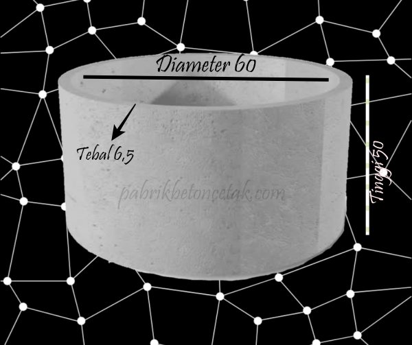 Buis Beton Ukuran 60 x 50 Tebal 6,5 cm